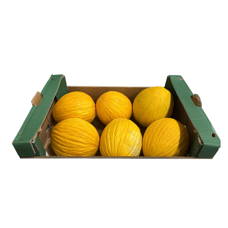 Melon Cantaloupe Gulkött Färsk ca10kg/Låda - Spanien