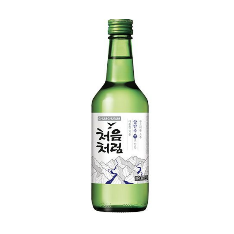 Soju Chamisul Class 16,5% Alc. 350 ML CHUM CHURUM Korea, Endast För Restaurangens Försäljning