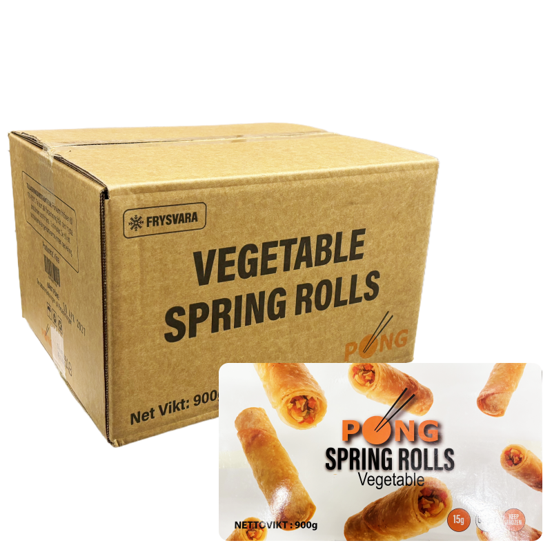 Vegetariska Vårrullar 10x(60stx15g) PONG Kina