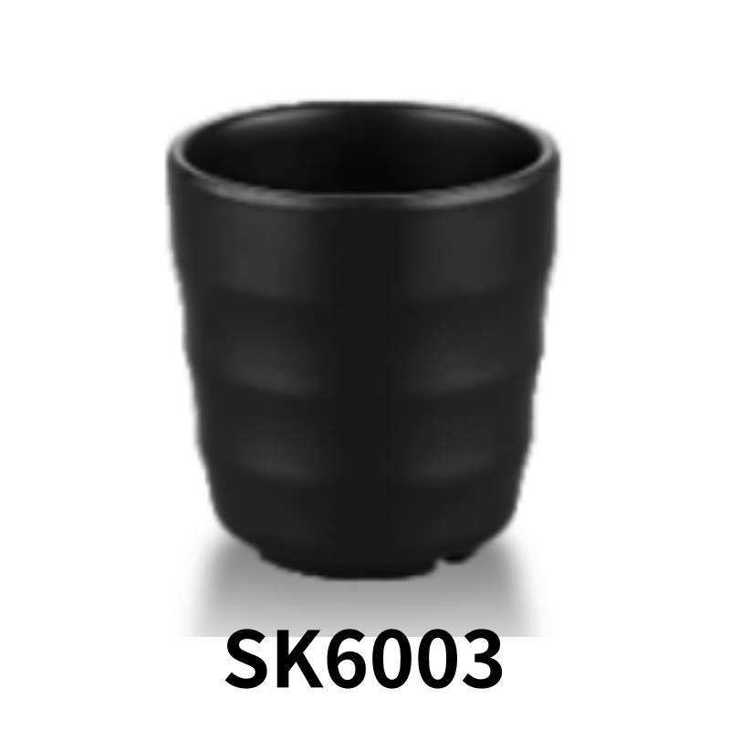 Te/Kaffe Koppar Svart Melamin "2,9" 7,6x8,3cm SK6003 Kina