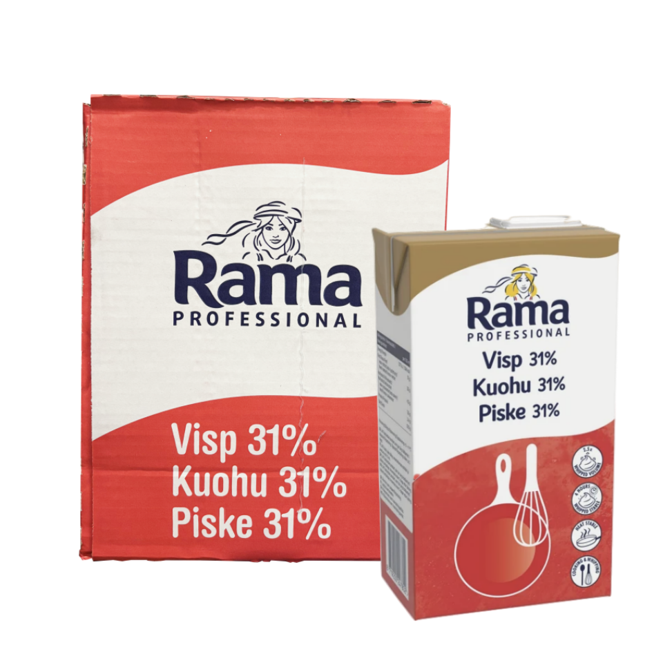Vispgrädde 31% Rama 8x1L/kartong Tyskland