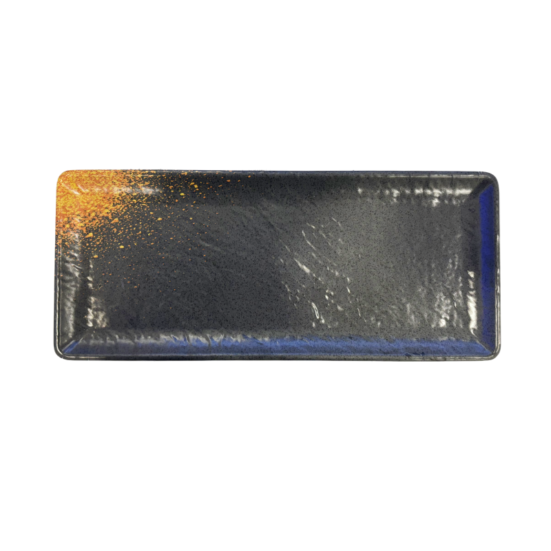 Tallrik Svart Melamin 35,3x15x2,5cm SK-701-14 Kina