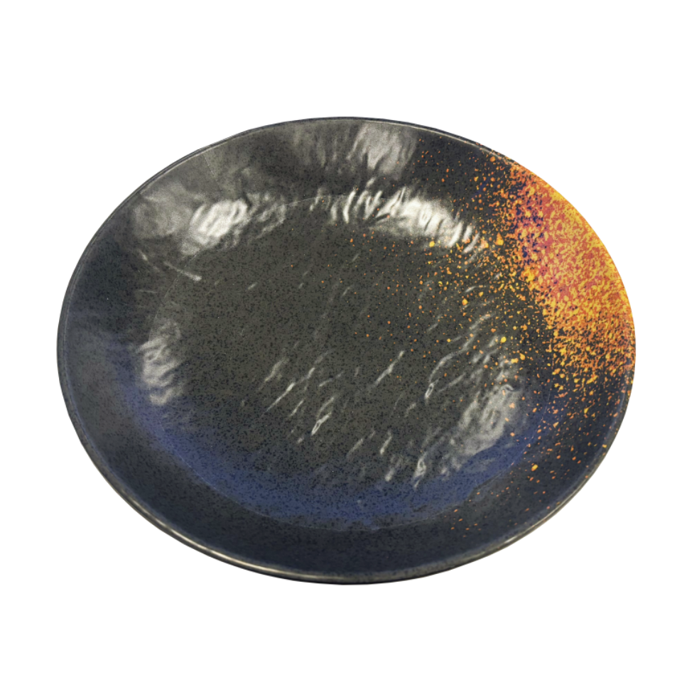 Tallrik Runda Djup Svart Melamin 25x5cm "9,9" SK-5010 Kina