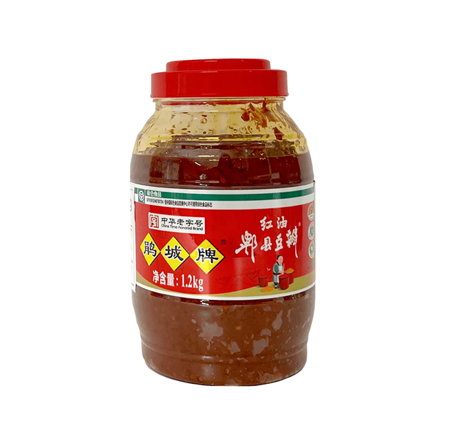 Sojabönsås Chili i Olja 1,2kg Pi Xian Juan Chen Kina