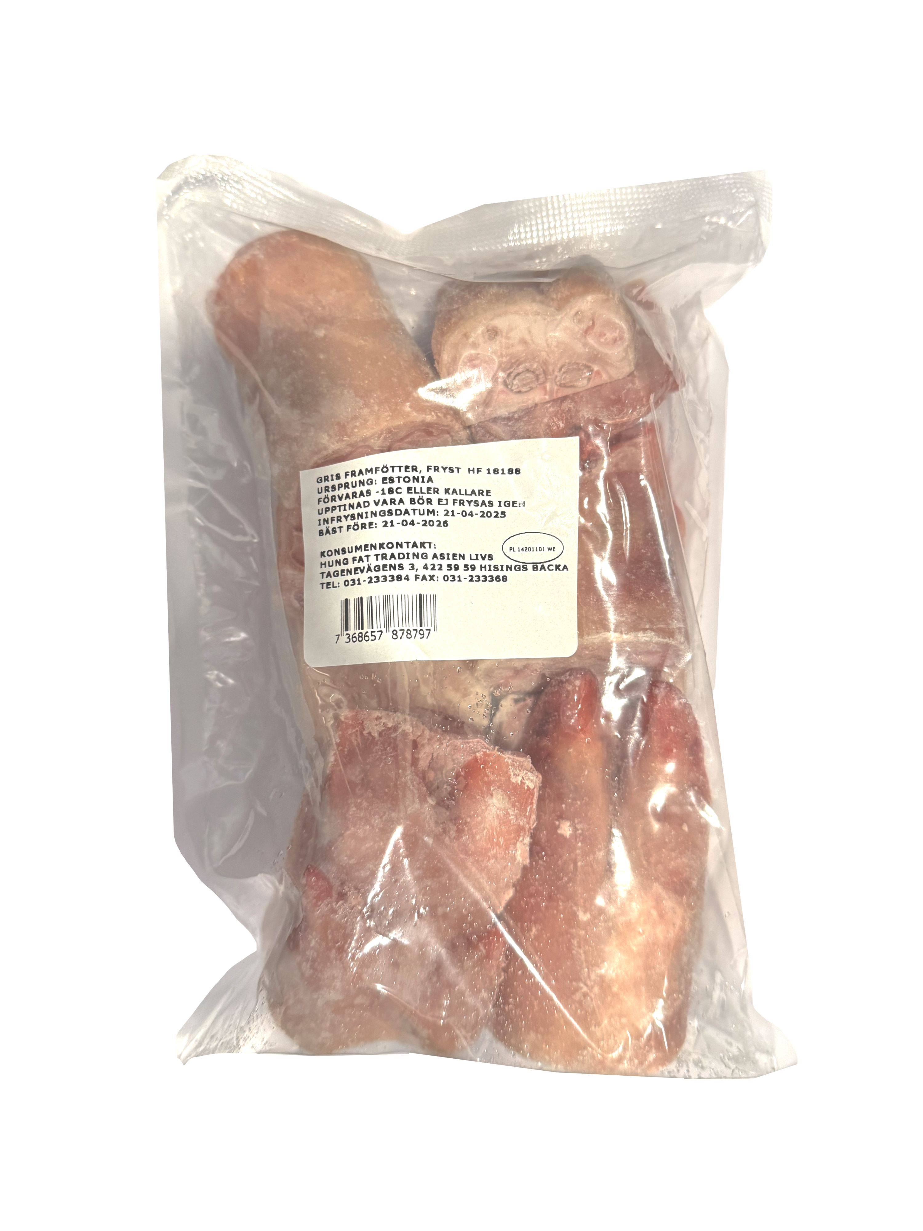 Grisfötter Styckade Fryst 1KG Estland