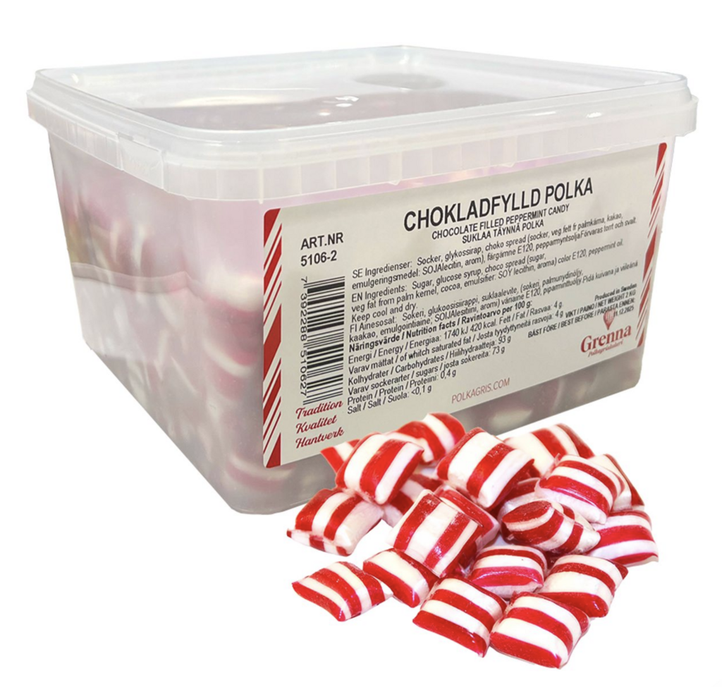 Polkakarameller 2kg Sverige