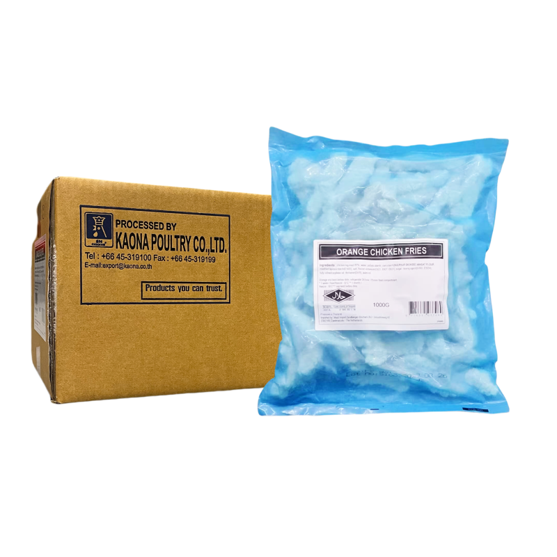 Friterade Kyckling Strimlad-Strips 6x1kg/Kartong Thailand