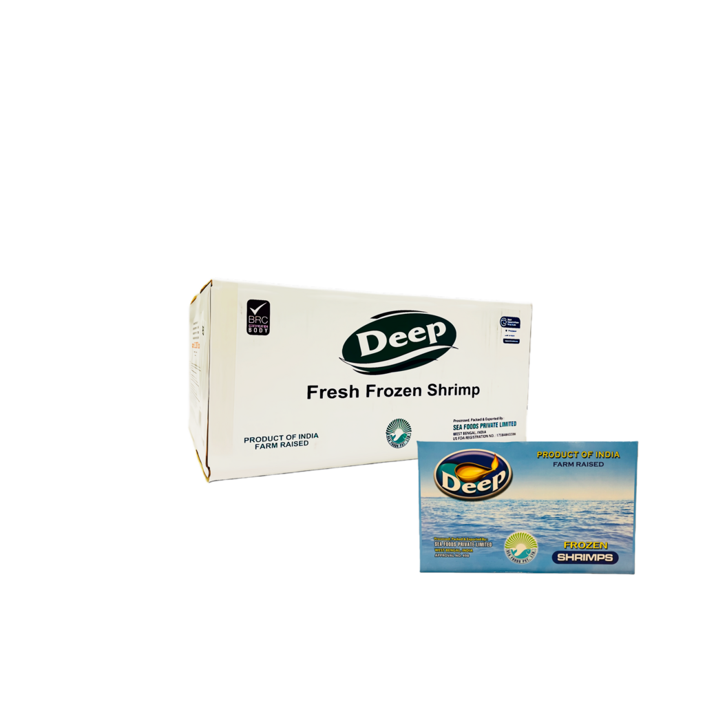 Räkor Vannamei 26/30 H-Less RC 100% netto 6*1,44KG Indien