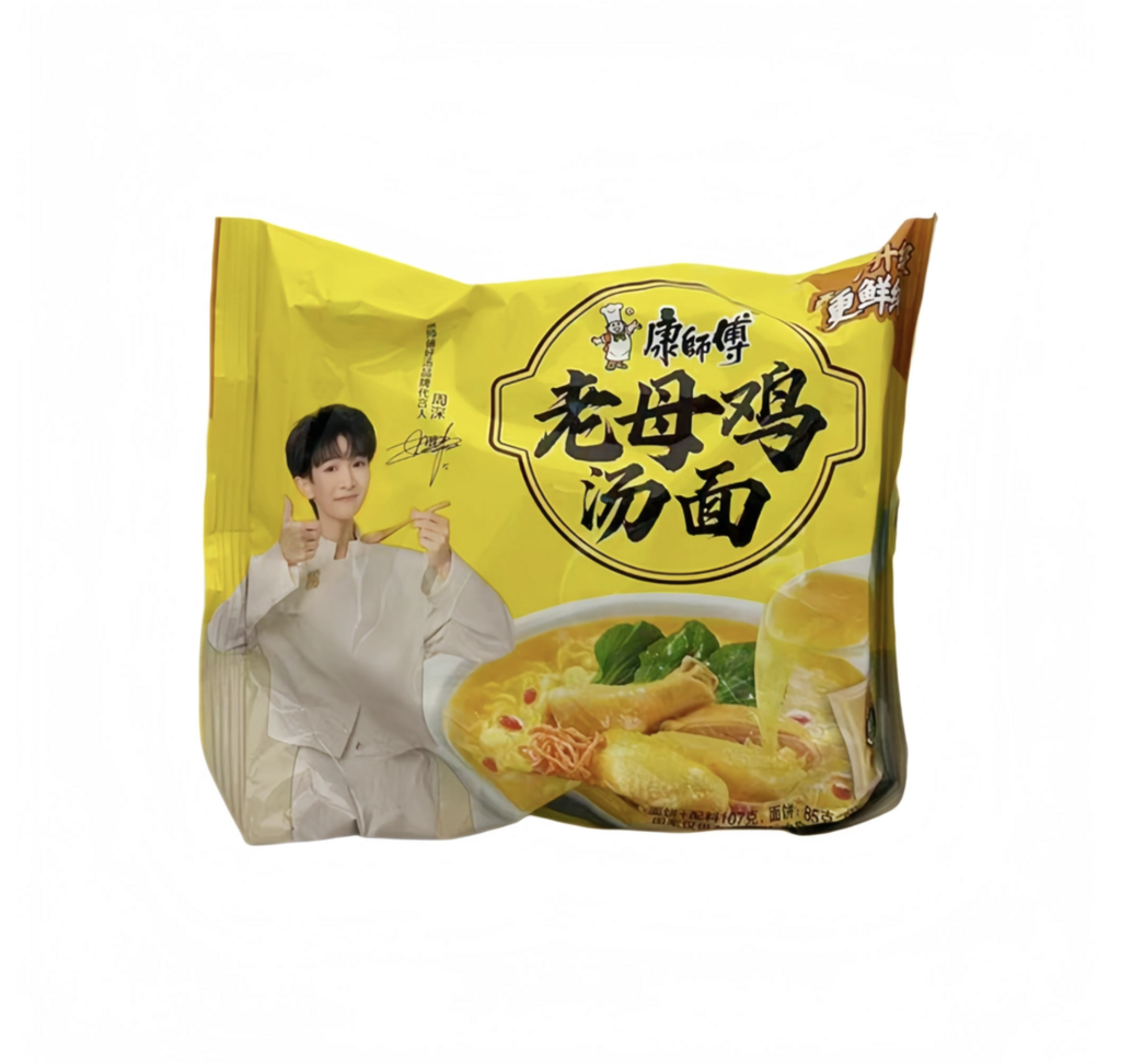 Snabbnudlar Kyckling Buljong Soppa Smak 107g KSF Kina