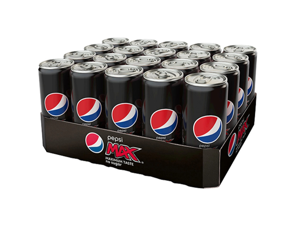 Pepsi Max CAN 330mlx20st/Krt Pepsi Sverige