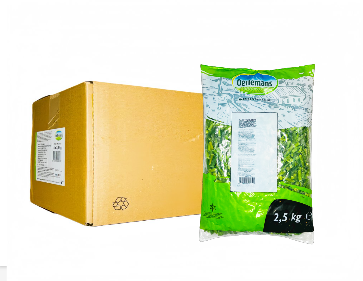 Gröna Bönor 4x2,5kg/Krt Westfro