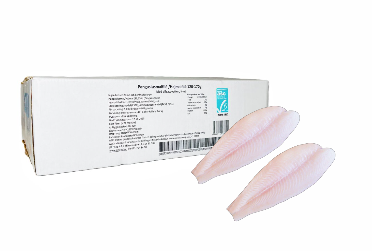 Pangasiusfile 1x5kg JoFood Vietnamn