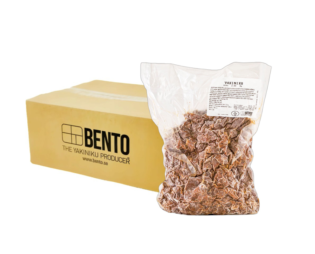 Yakiniku Nöttkött Skivad Med Sojakrdda Fryst 4x2kg Bento