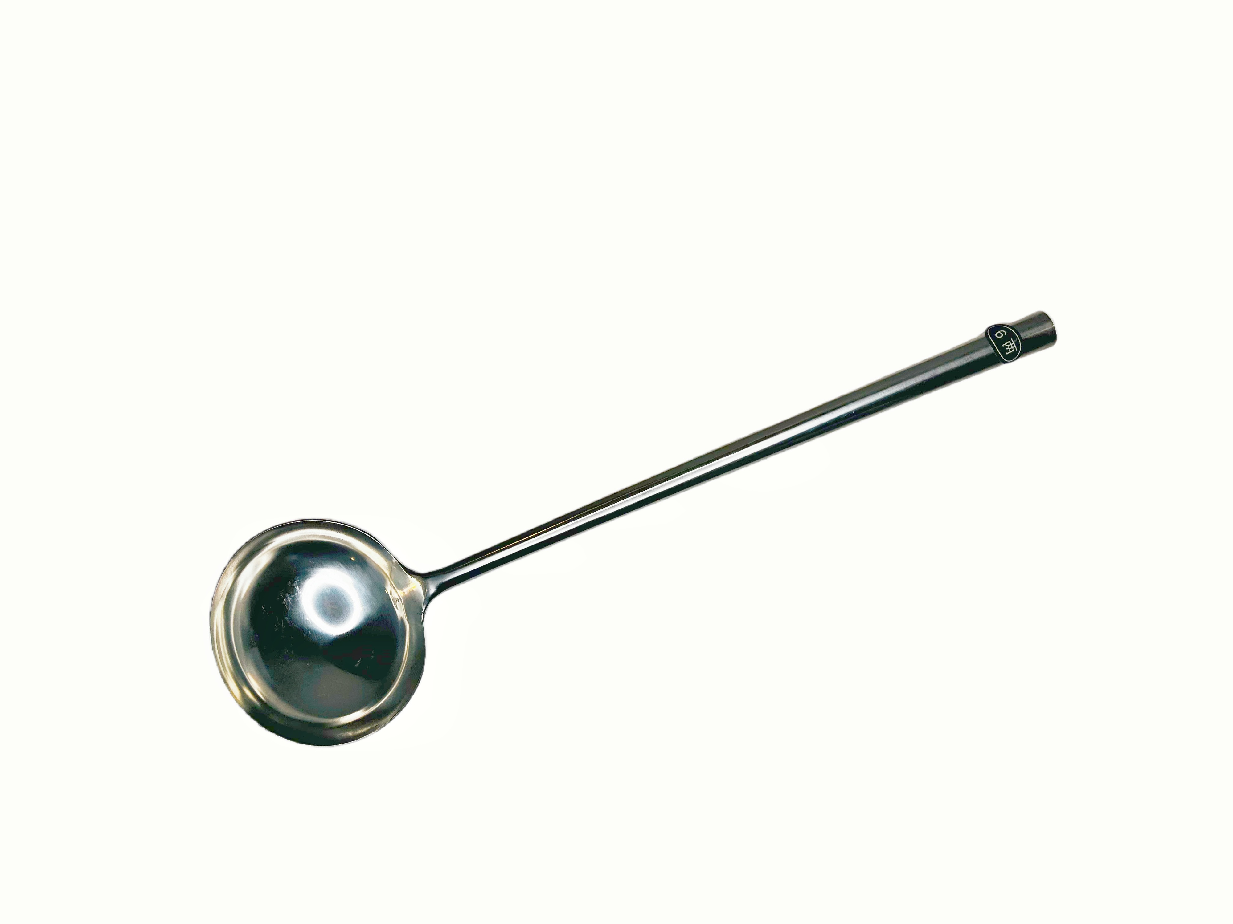 Wok Ladle Round Stainless Steel #6