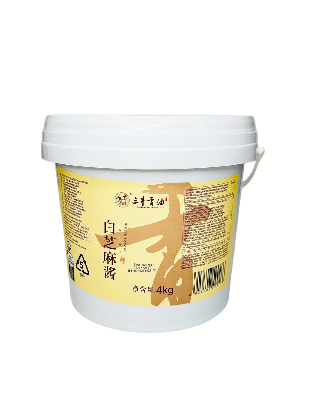 Sesampasta Vit 2x4KG San Feng Kina