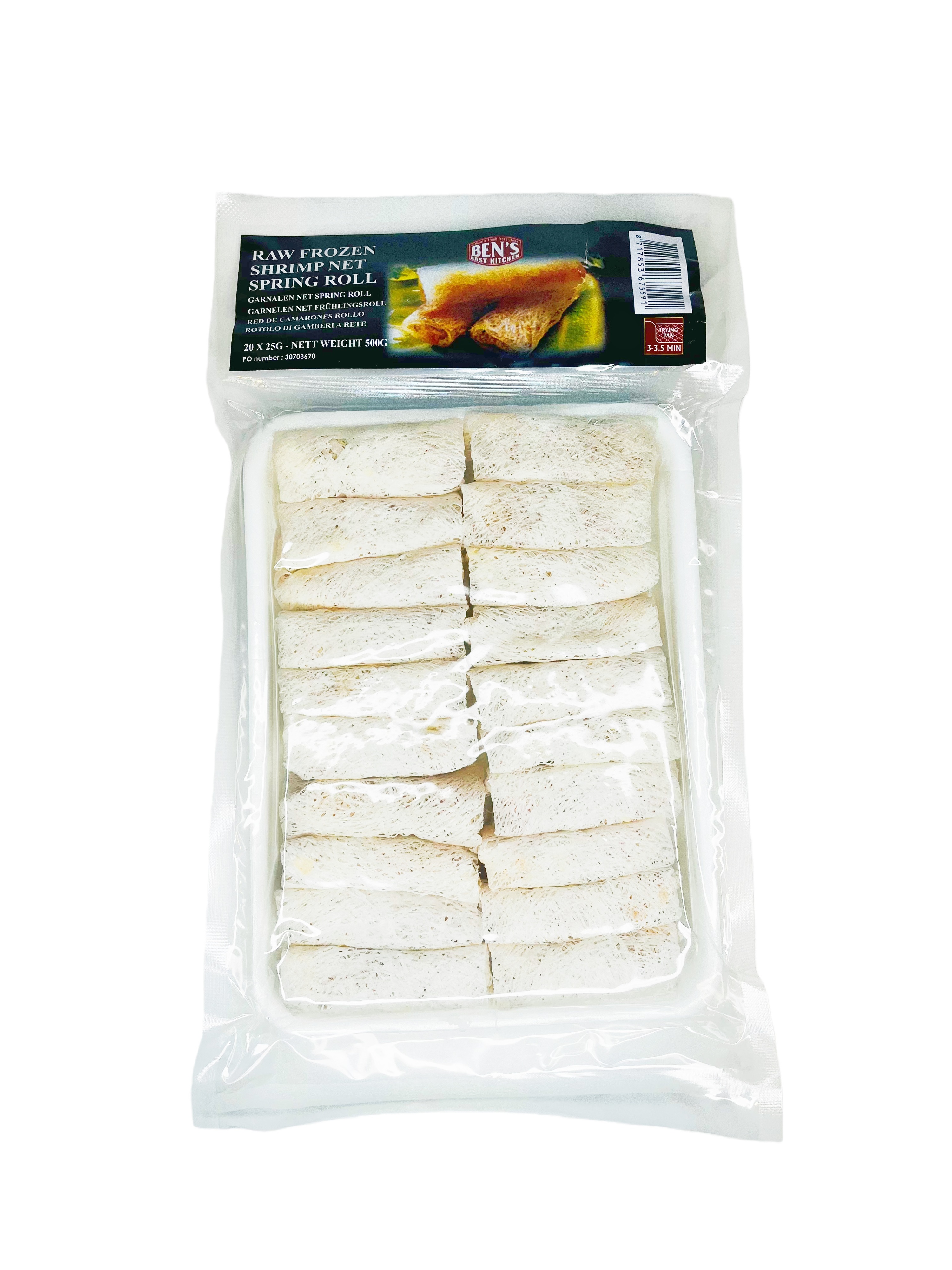 Räk Nät Vårrulllar 500g BML Veitnamn