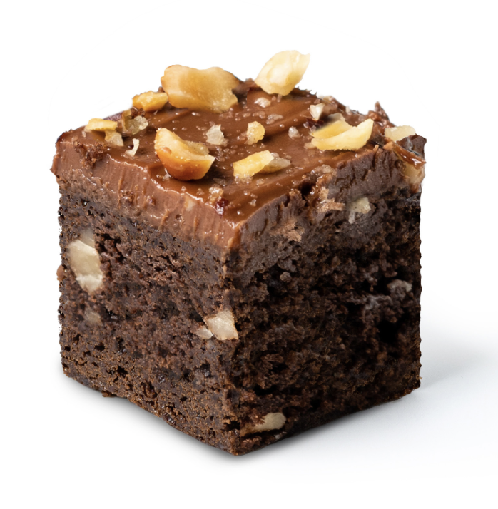 Mini Choklad- & Hasselnötsbrownie 108 st (30 mm x 30 mm) The Food Factory Malta