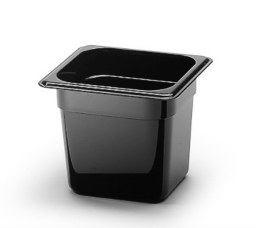 Kantin GN 1/6-150 Polypropen, Svart