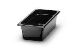 Kantin Gn 1/3-100 Polycarb, Svart