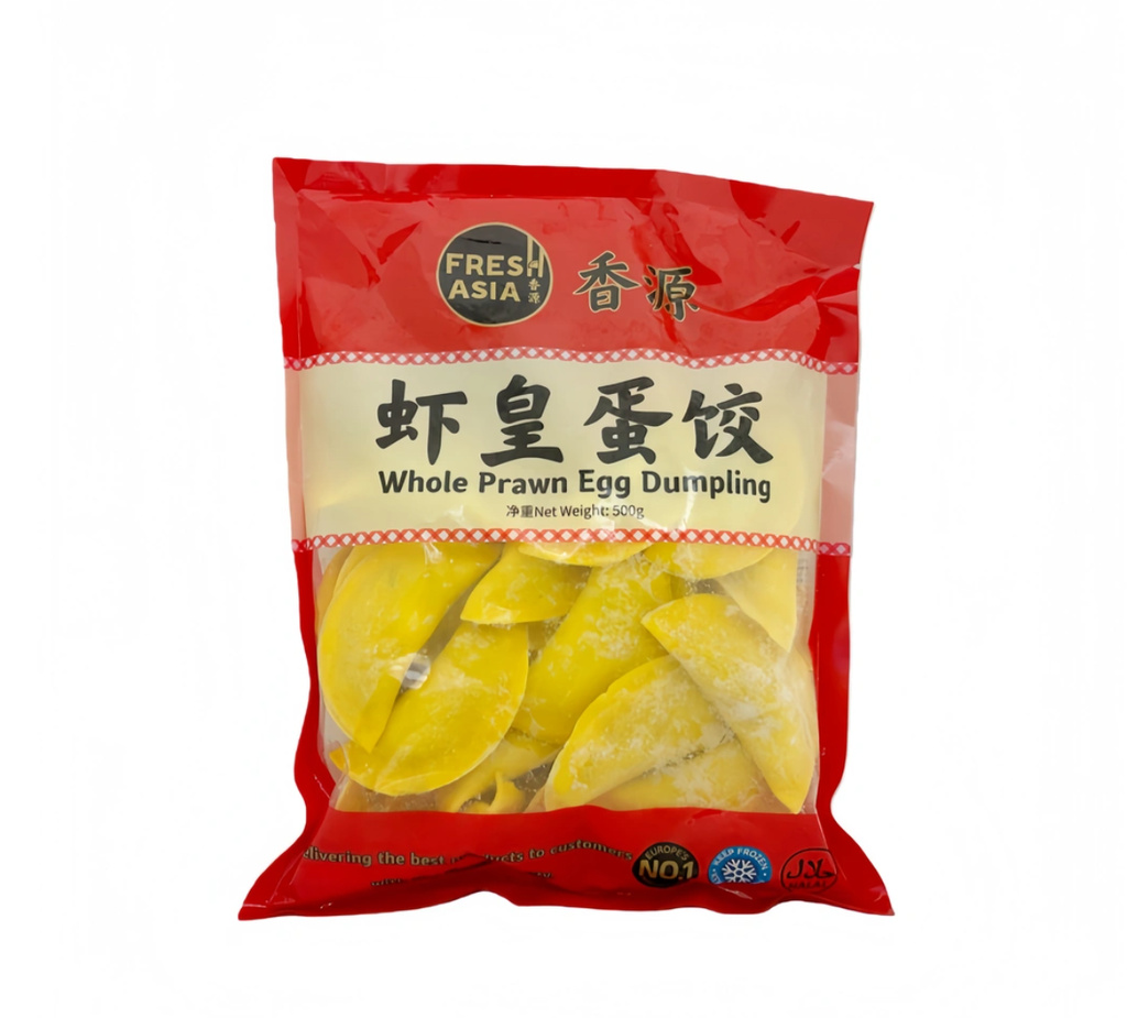 Dumpling Med Räkor/Ägg Smak Fryst 20x500g Freshasia Kina