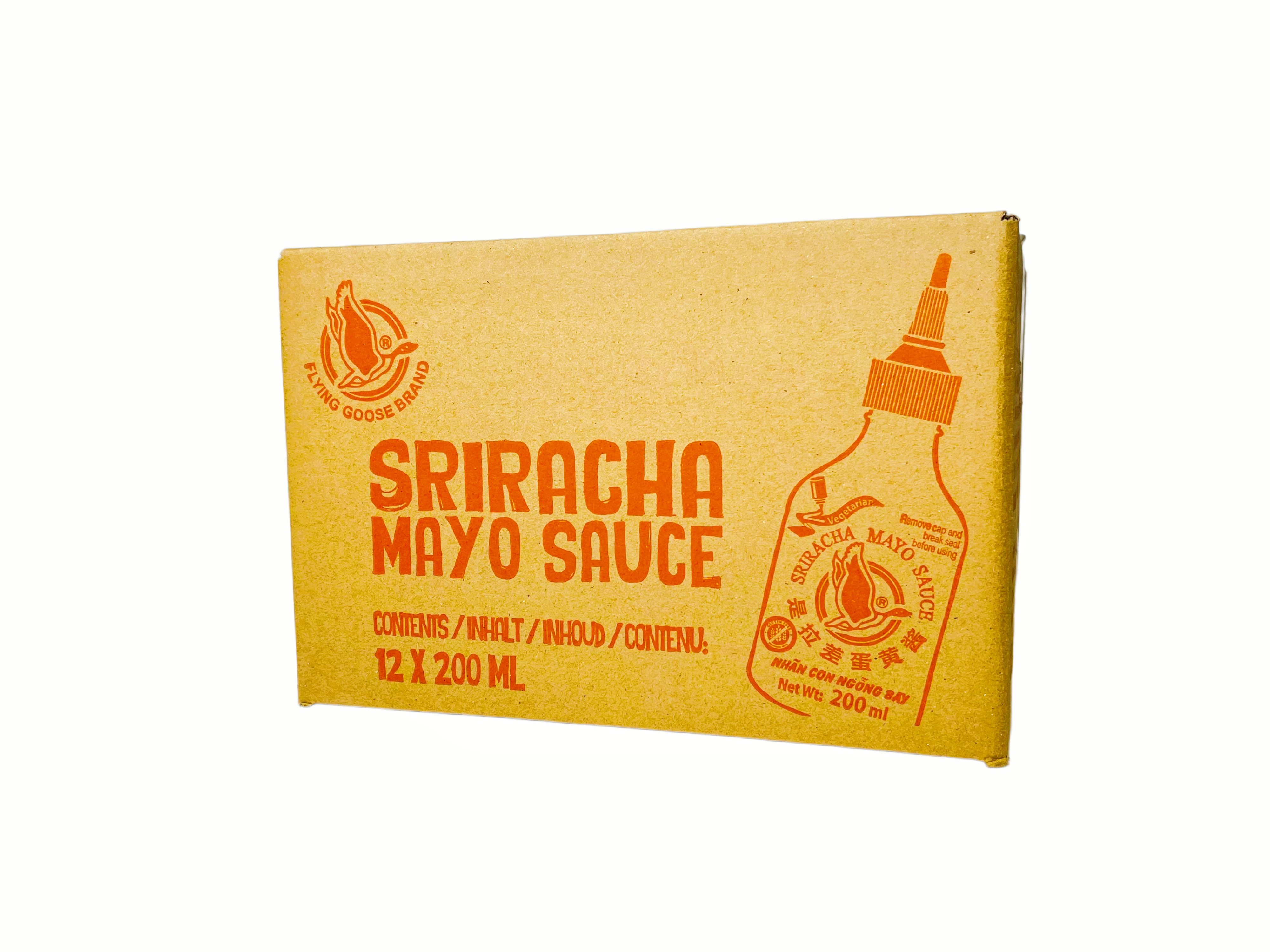 Sriracha Mayo Sauce 12x200ml Flying Goose Thailand