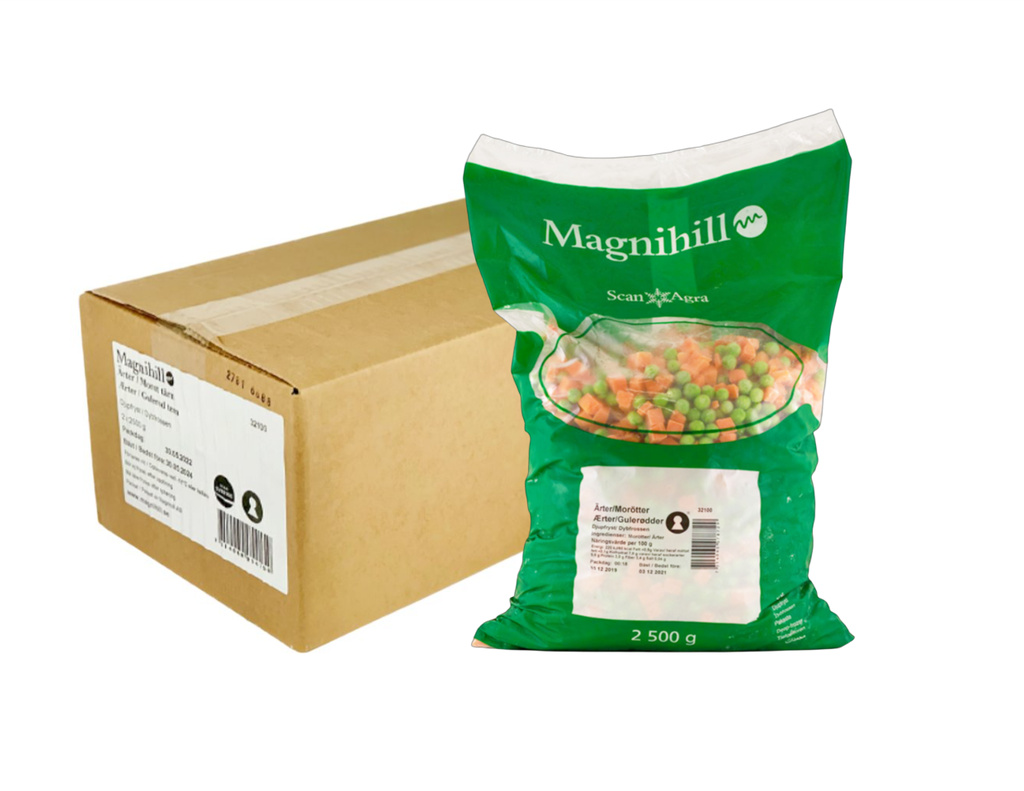 Amerikanska blandning Fryst 2x2,5kg