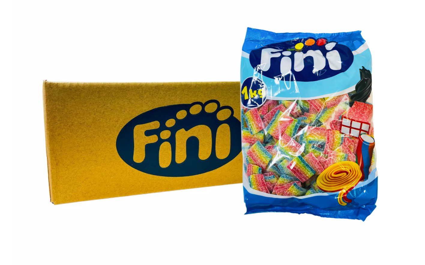 Godis Rainbow 3x1kg Färgglatt surt godis
