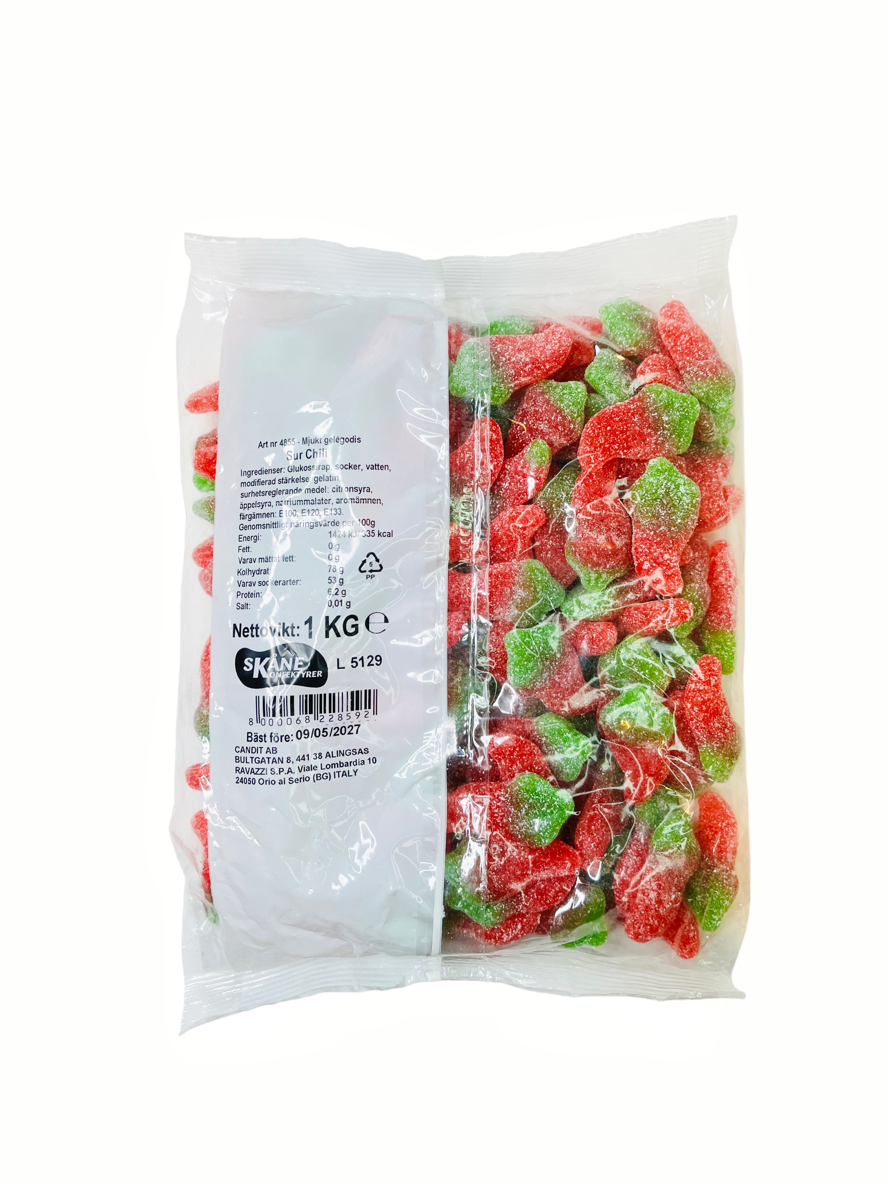 Godis Sur Chili 1kg Skåne