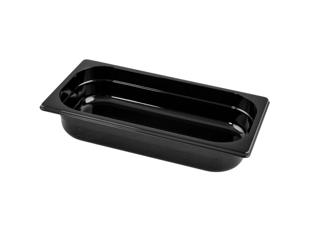 Kantin Gn 1/3-65 Polycarb, Svart