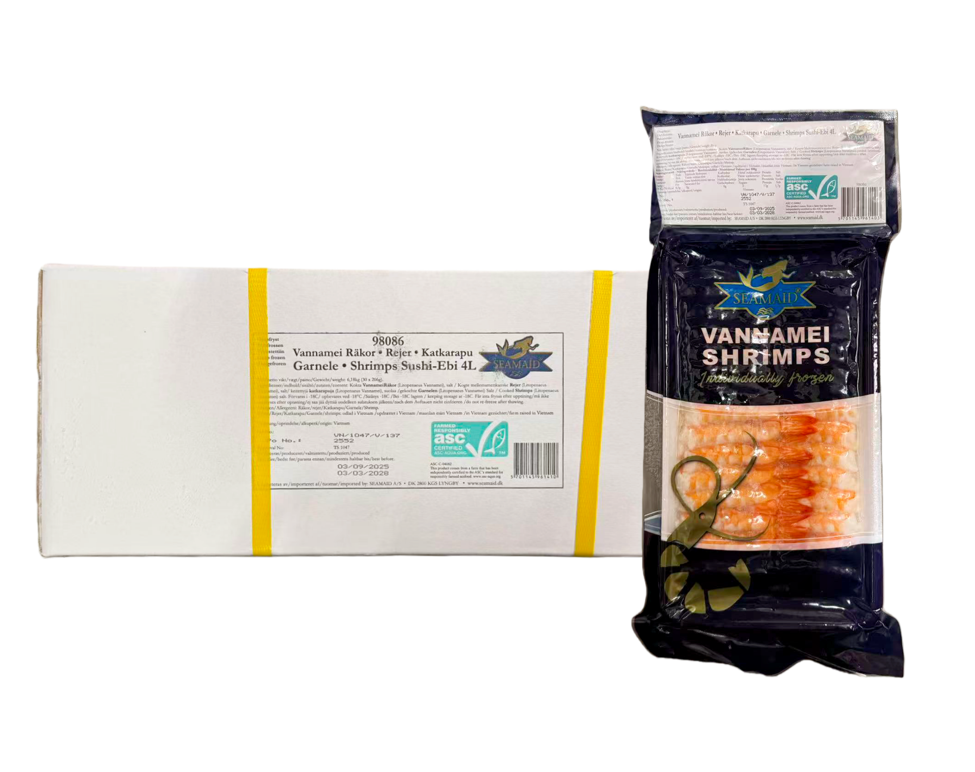 Sushi Ebi 4L-30x206g Seamaid Vietnam