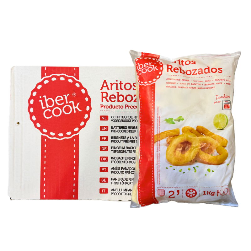 Tempura bläckfiskringar 8x1kg IBERCOOK Spanien