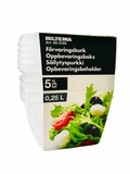 Forvaringsburk 0,25L 5st/Pkt