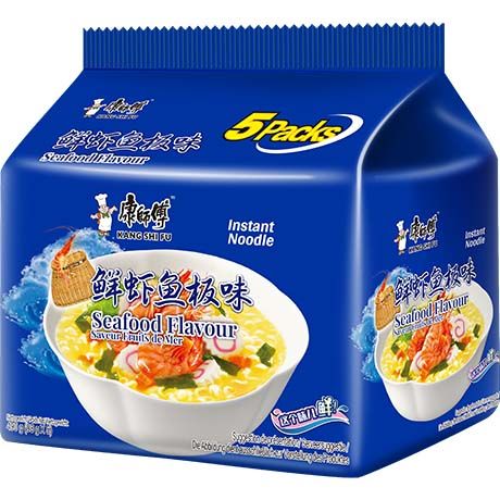 Snabbnudlar Räk/Fisksmak 5x98gg KSF Kina